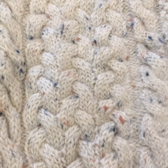 Shades of Aran Irish Merino Wool Sweater XL - Picture 6 of 8